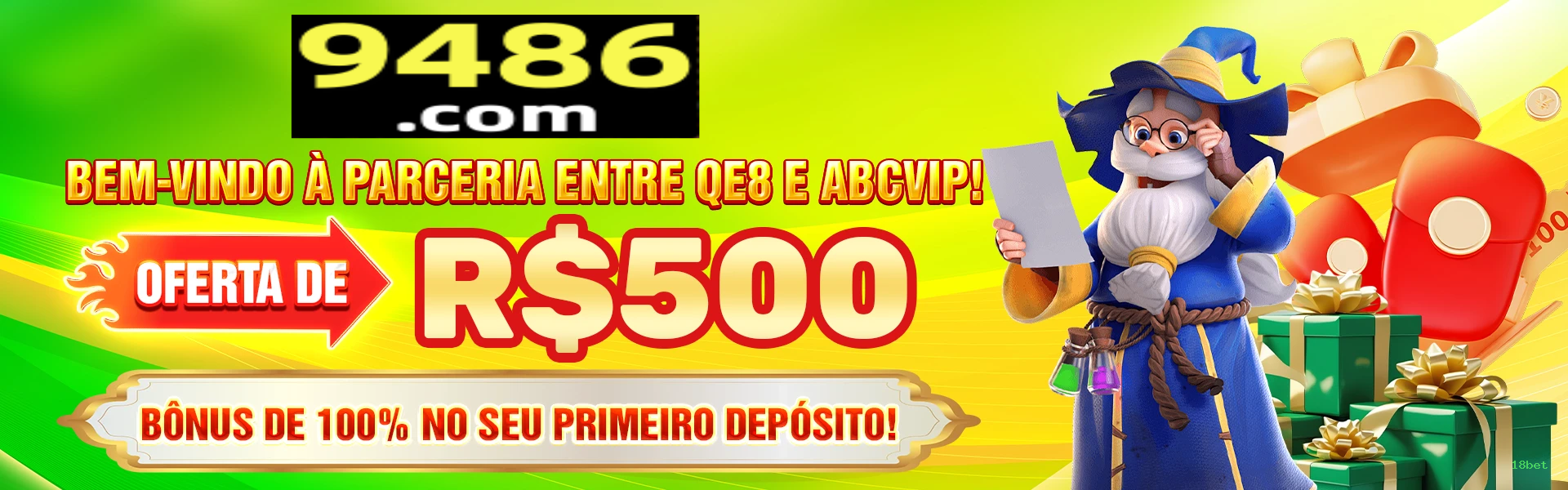 Bônus boas-vindas 18bet R$100